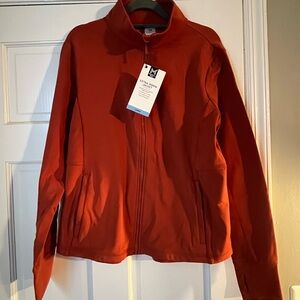 Women's Activewear Jacket in Rust by [Brand]